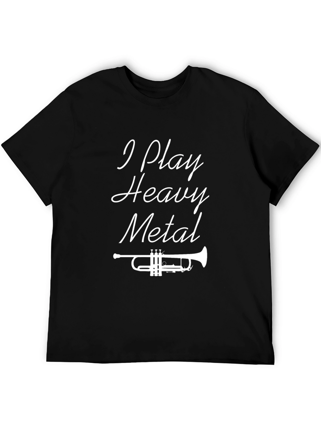 I Play Heavy Metal Trumpet Graphic Tee