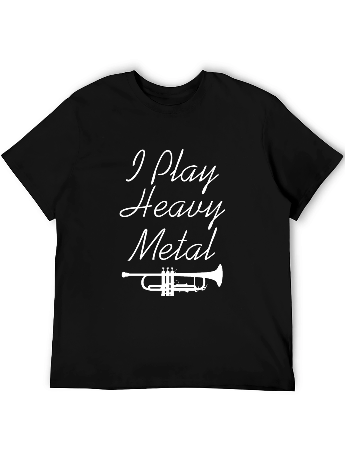 I Play Heavy Metal Trumpet Graphic Tee