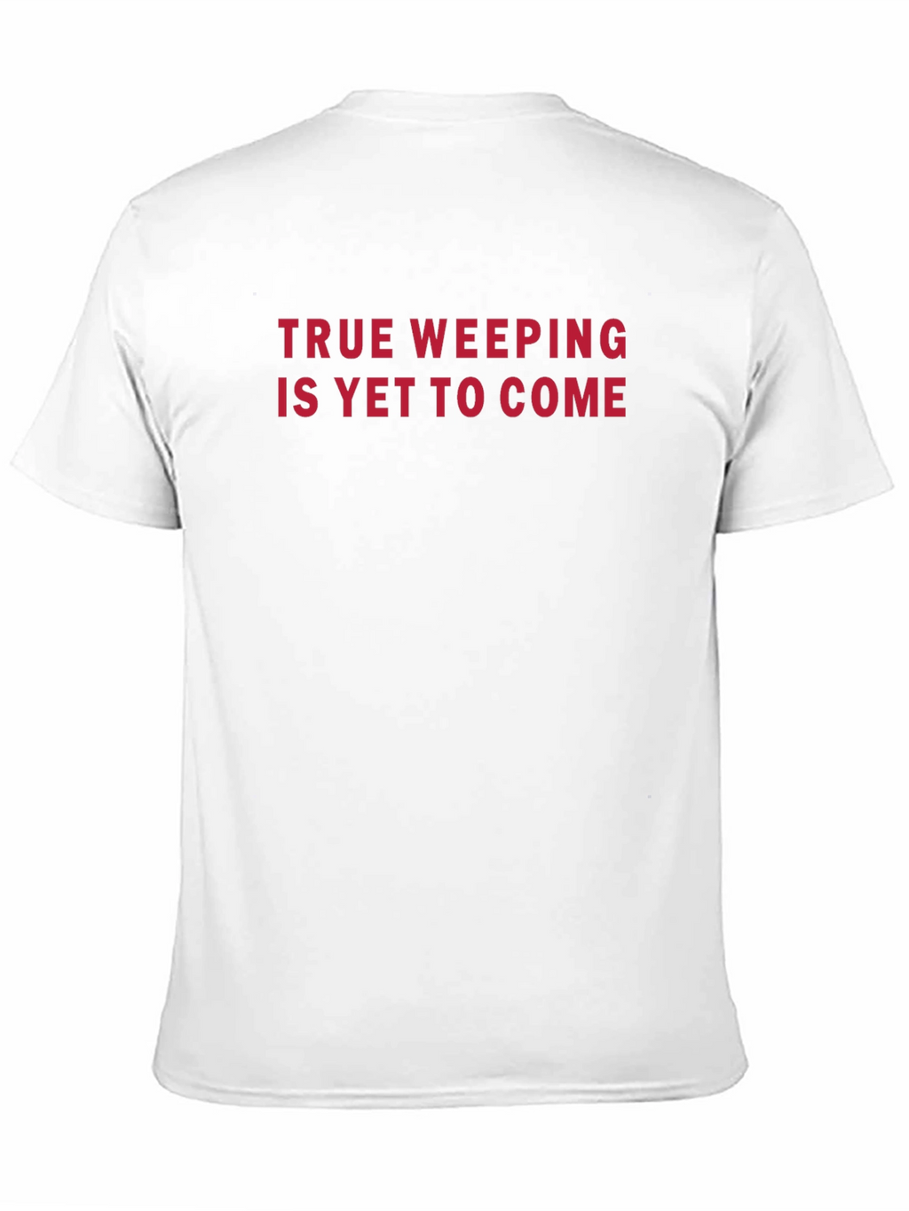 True Weeping Graphic Tee - Black Crew Neck