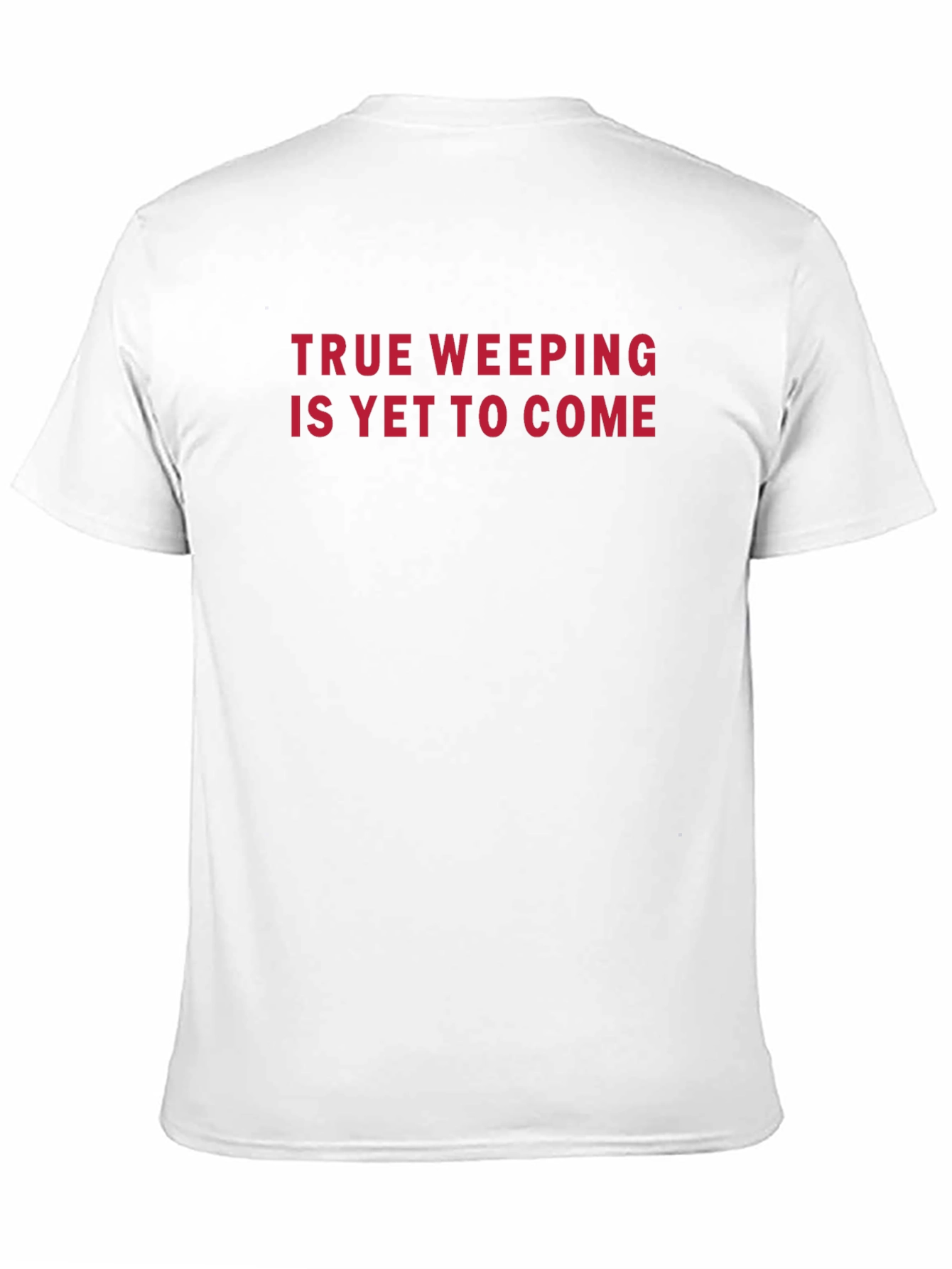 True Weeping Graphic Tee - Black Crew Neck