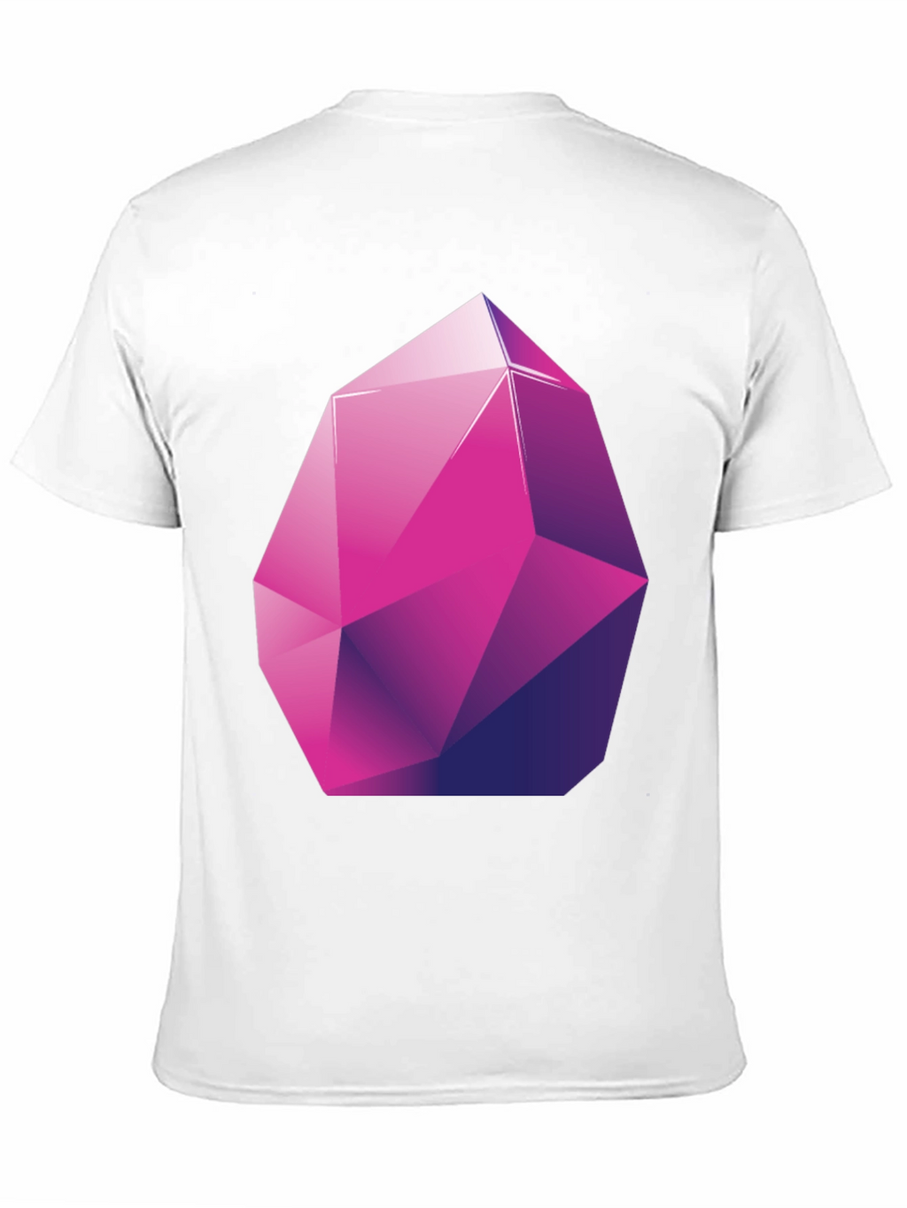 Geometric Crystal Graphic Tee - Stylish Modern Design