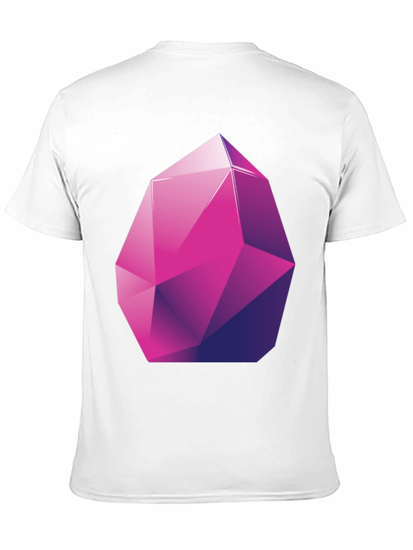 Geometric Crystal Graphic Tee - Stylish Modern Design