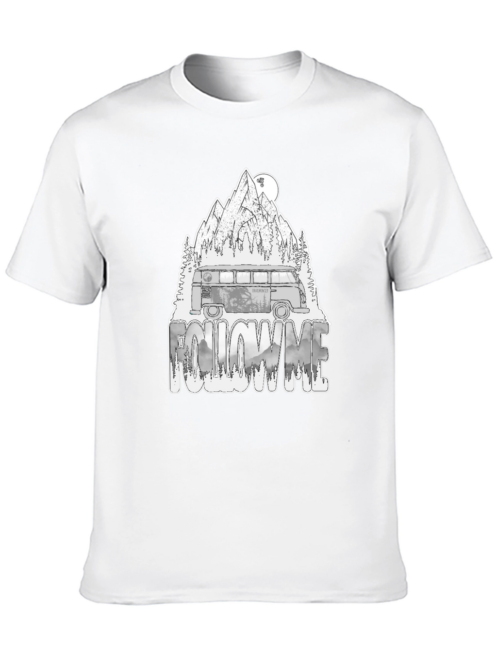 Adventure Van Graphic Tee - Follow Me Nature Design