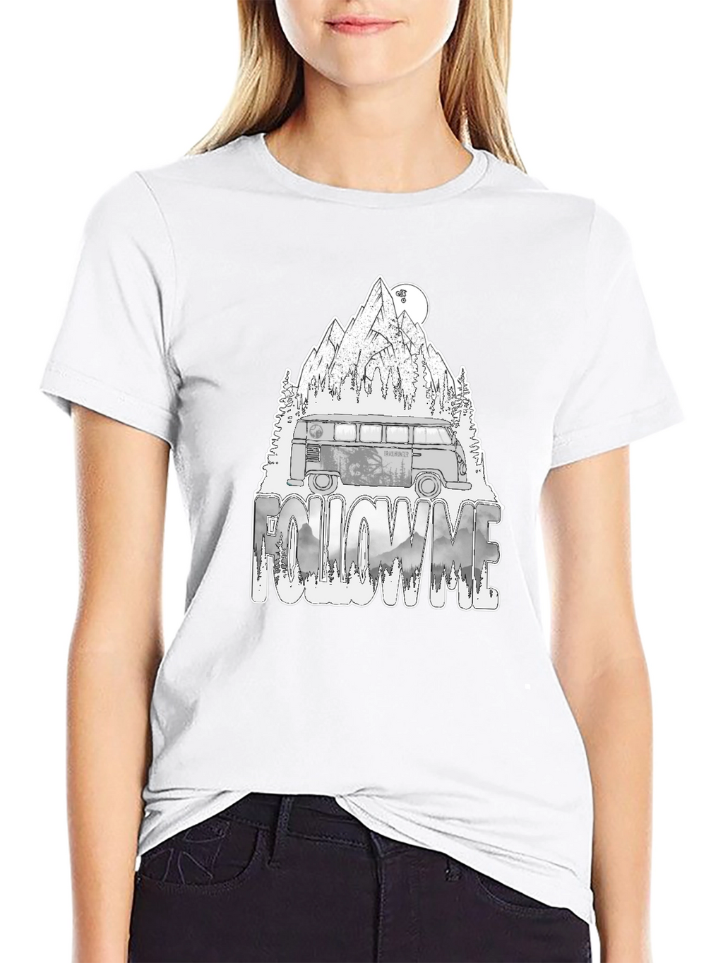 Adventure Van Graphic Tee - Follow Me Nature Design
