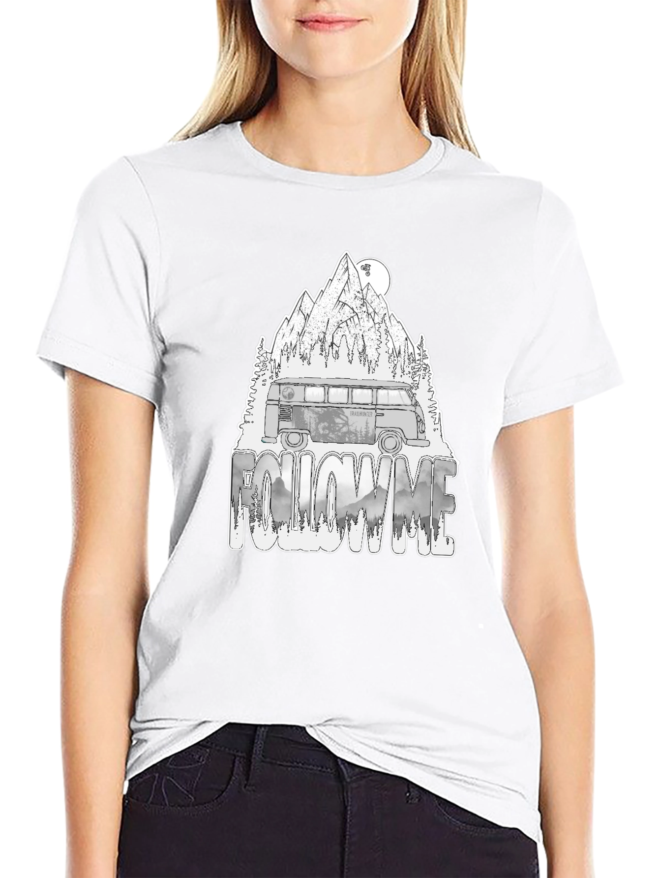 Adventure Van Graphic Tee - Follow Me Nature Design