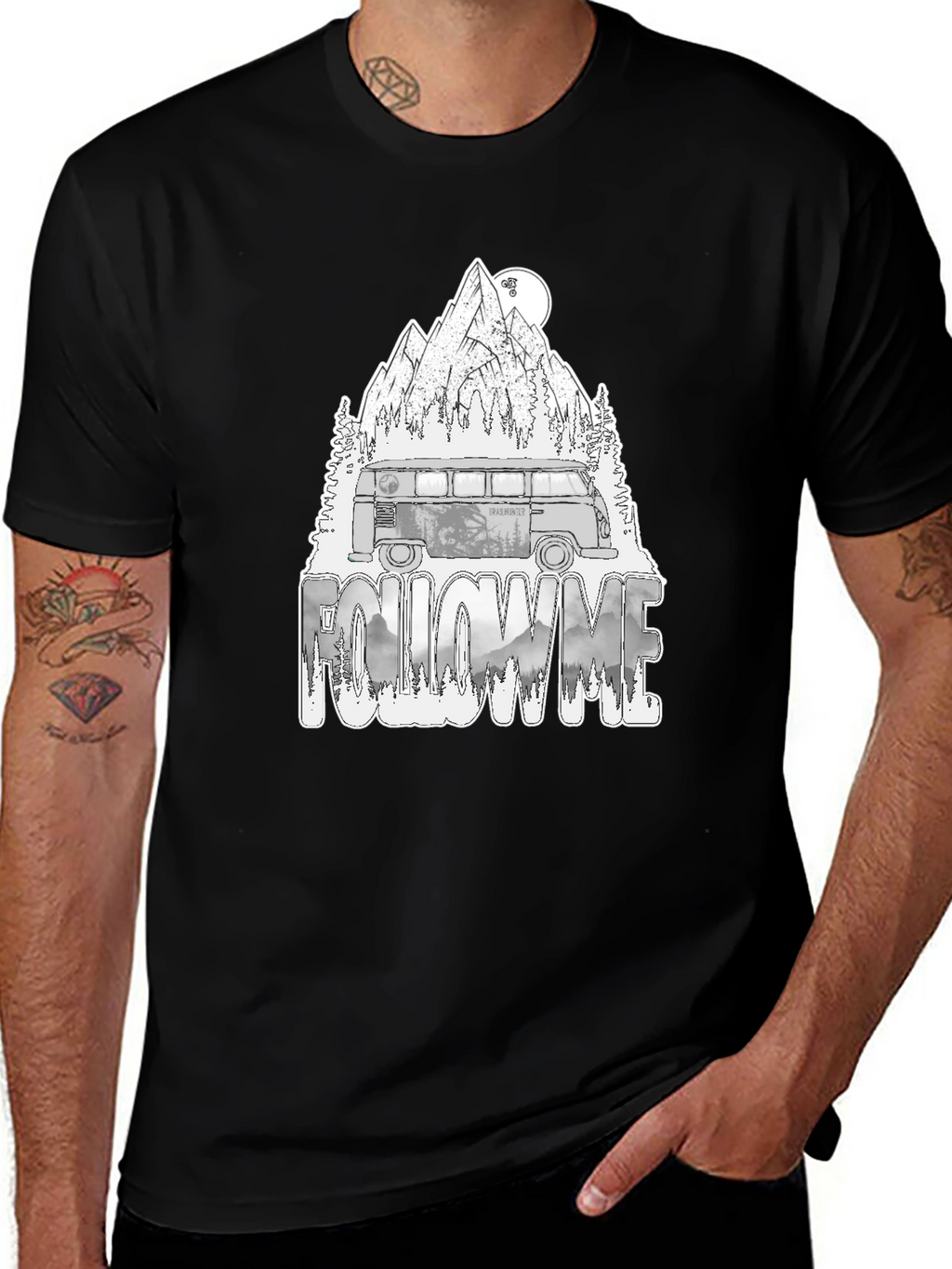 Adventure Van Graphic Tee - Follow Me Nature Design