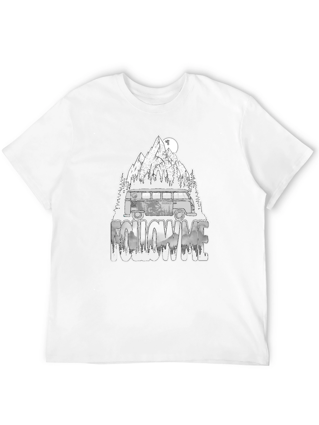Adventure Van Graphic Tee - Follow Me Nature Design