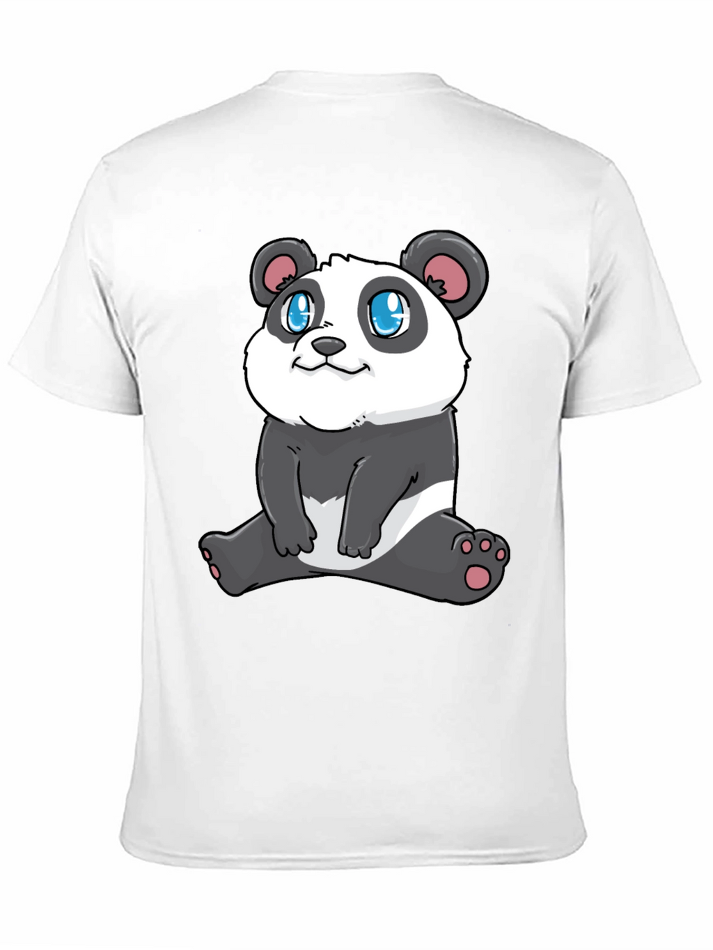 Cute Panda Graphic Tee - Stylish Black T-Shirt