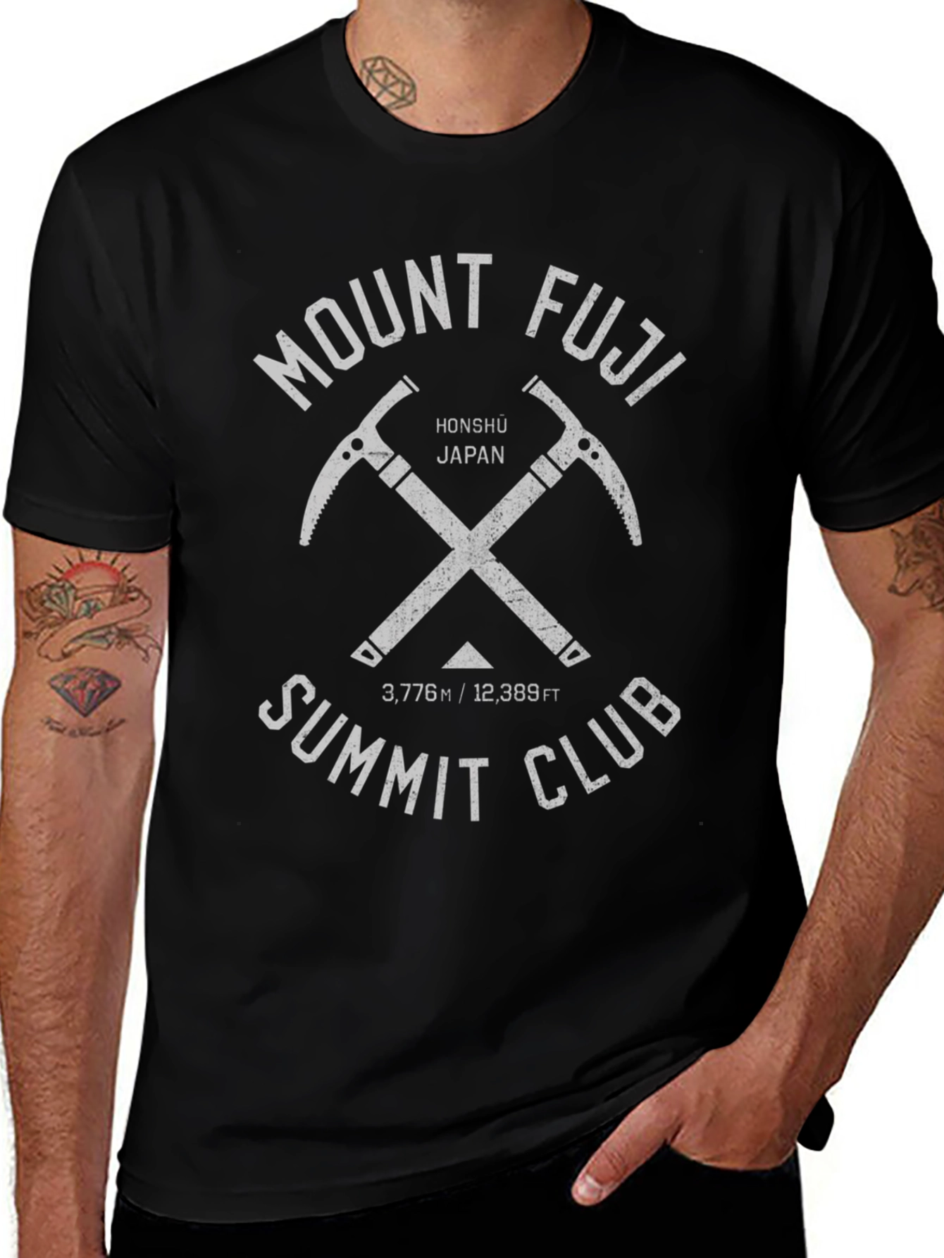 Mount Fuji Summit Club Graphic T-Shirt