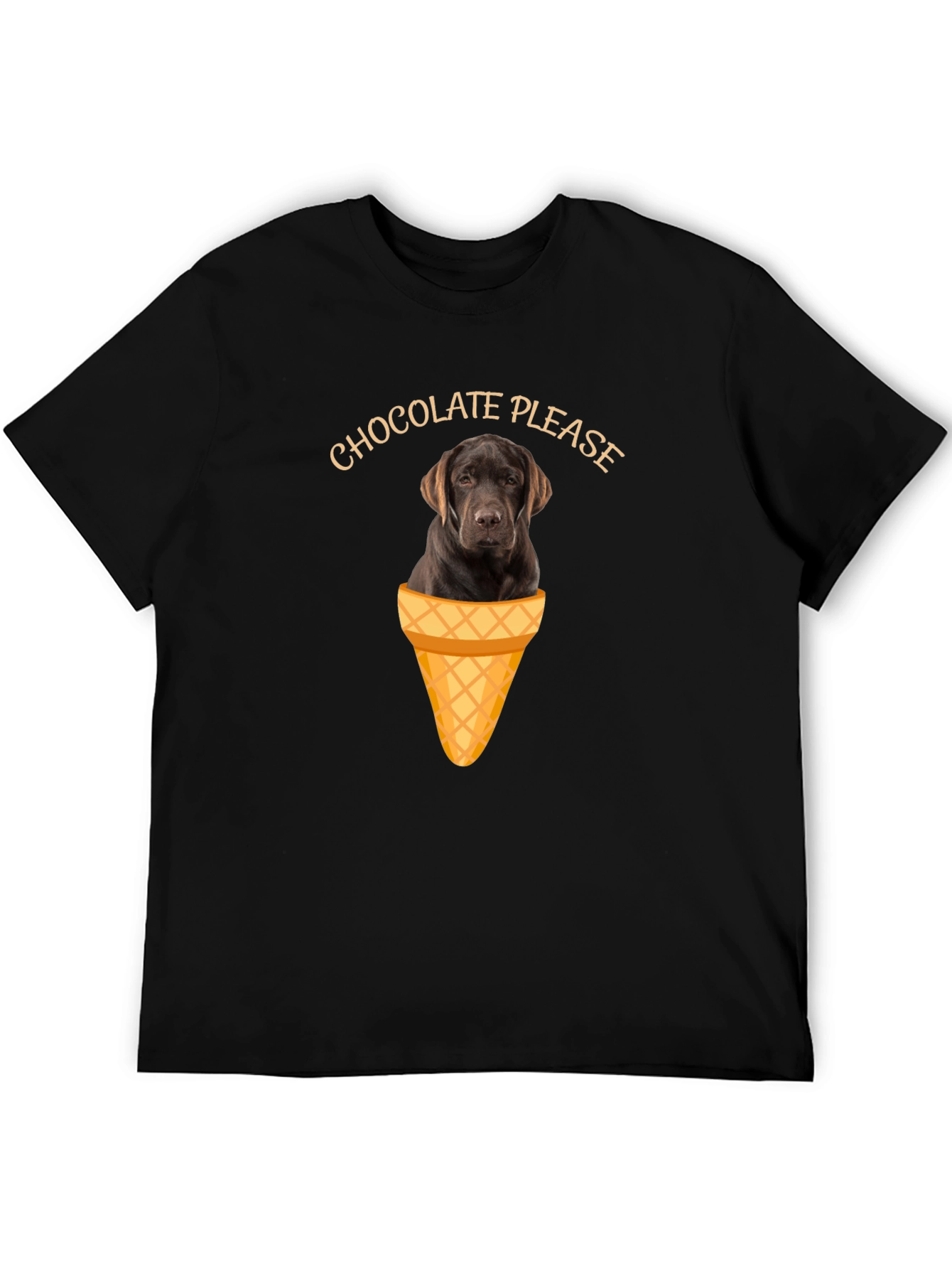 Chocolate Lab Ice Cream T-Shirt