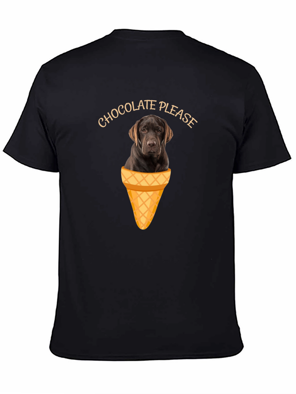 Chocolate Lab Ice Cream T-Shirt
