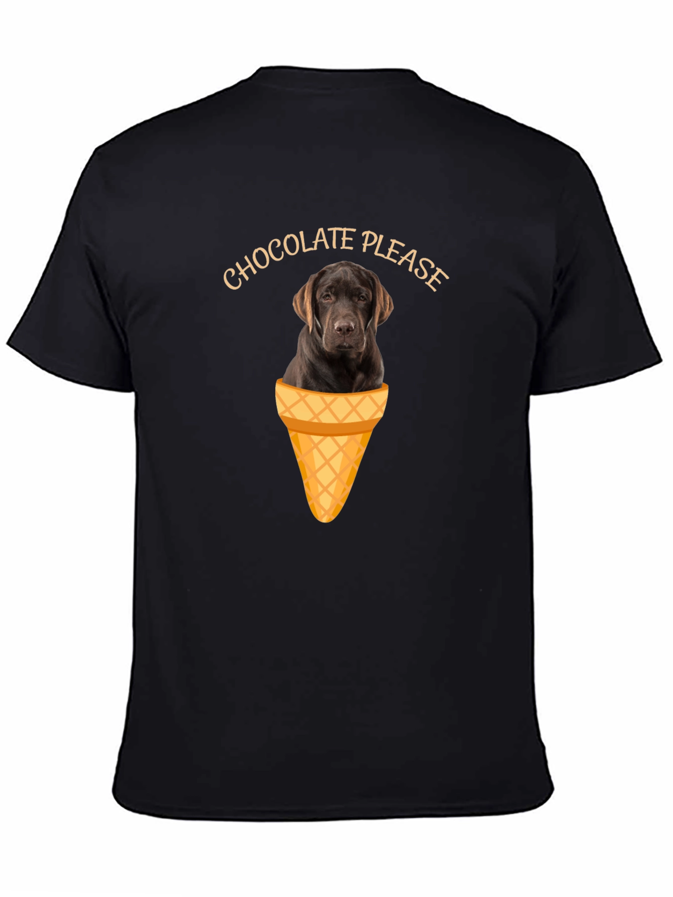 Chocolate Lab Ice Cream T-Shirt