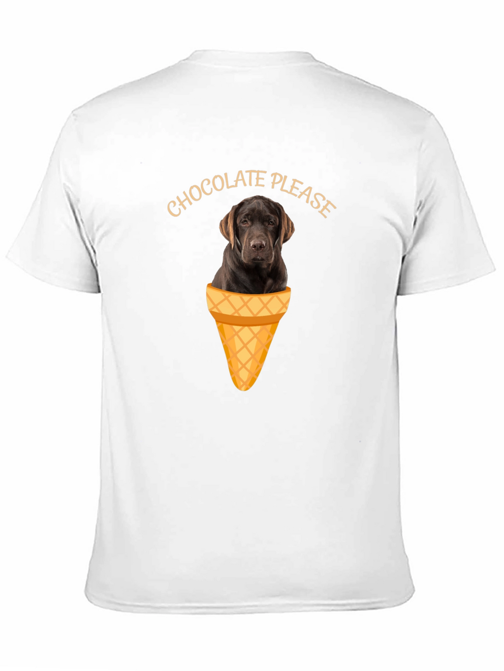 Chocolate Lab Ice Cream T-Shirt