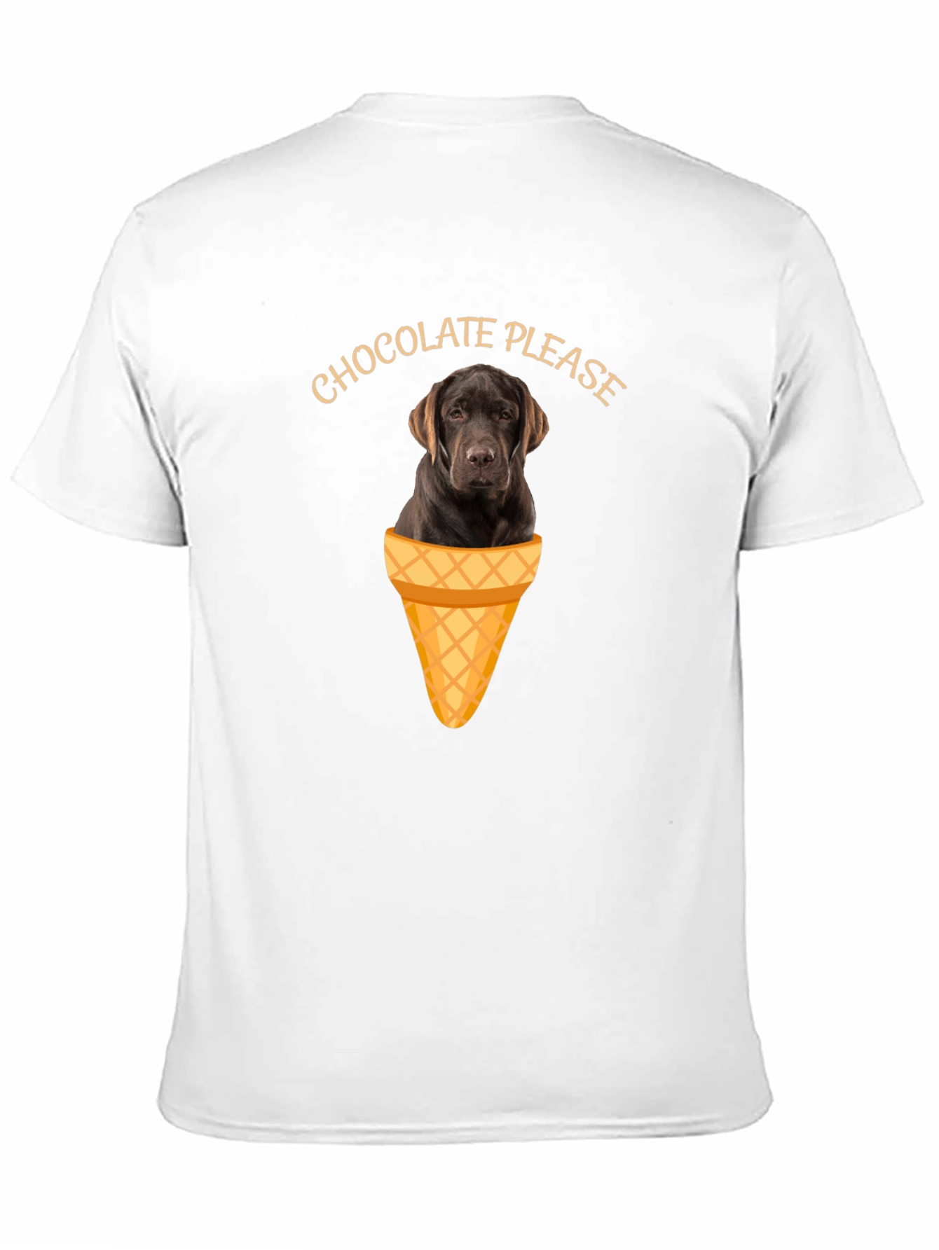 Chocolate Lab Ice Cream T-Shirt