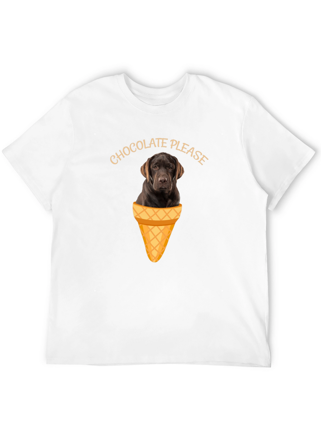 Chocolate Lab Ice Cream T-Shirt