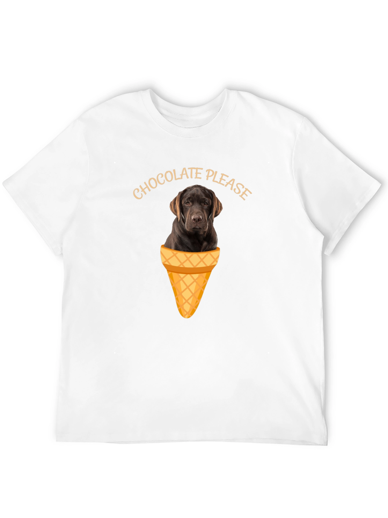 Chocolate Lab Ice Cream T-Shirt