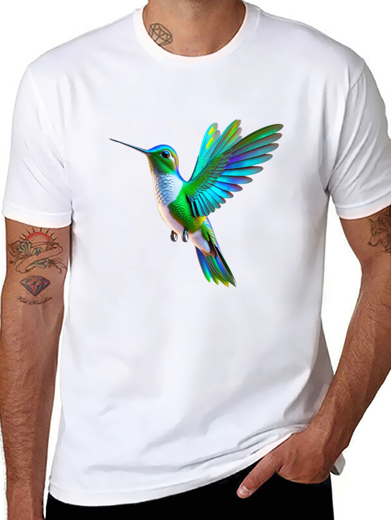 Hummingbird Graphic T-Shirt