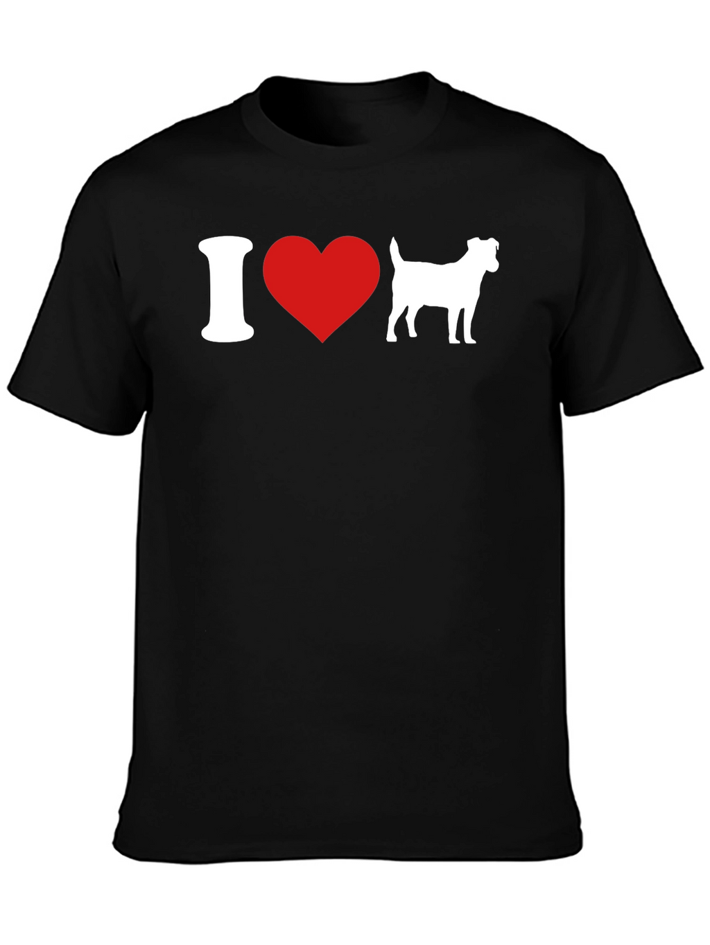 I Love Dogs T-Shirt - Heart Design