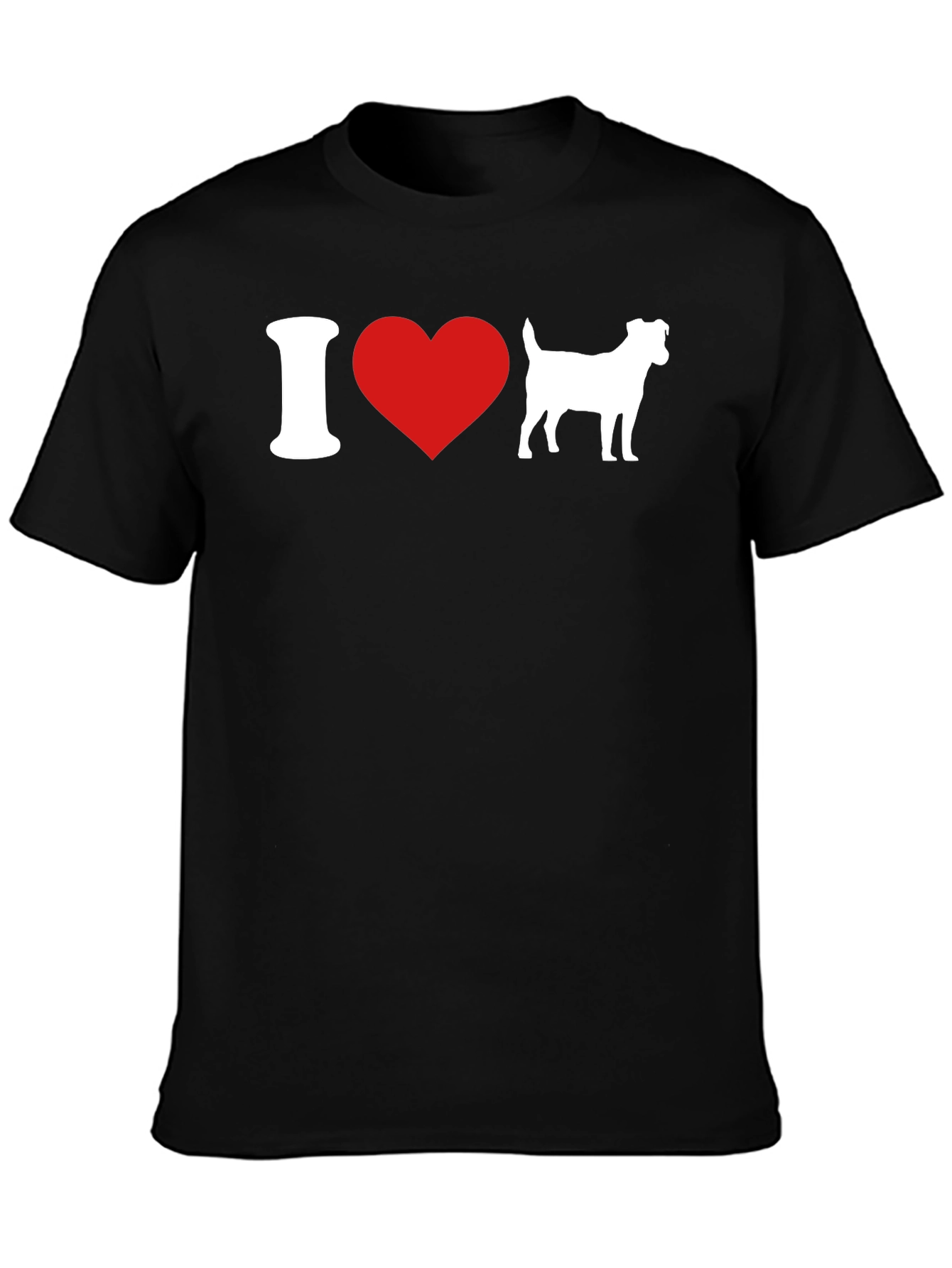 I Love Dogs T-Shirt - Heart Design
