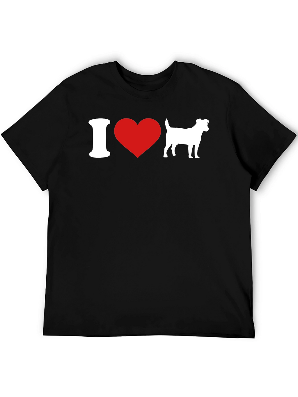 I Love Dogs T-Shirt - Heart Design