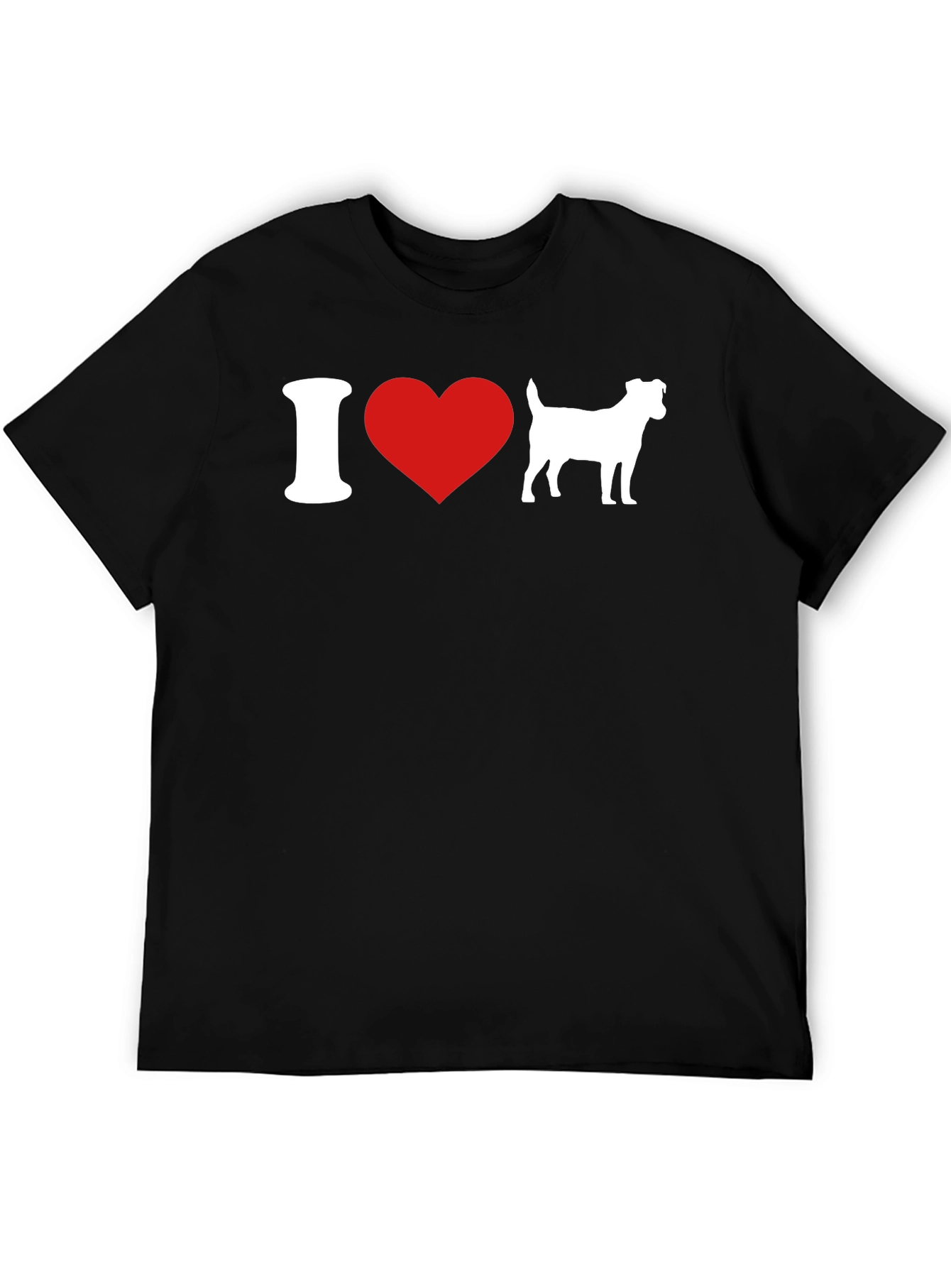 I Love Dogs T-Shirt - Heart Design