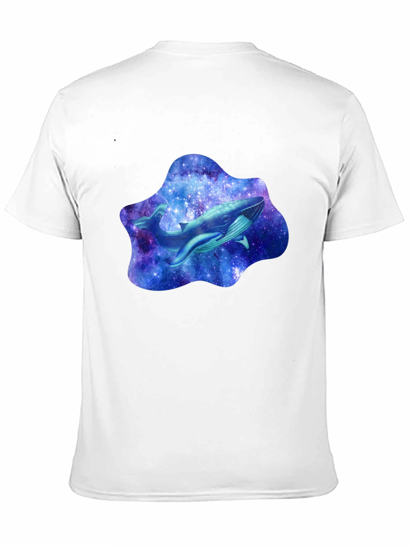 Galaxy Whale Graphic T-Shirt - Stylish Black Tee
