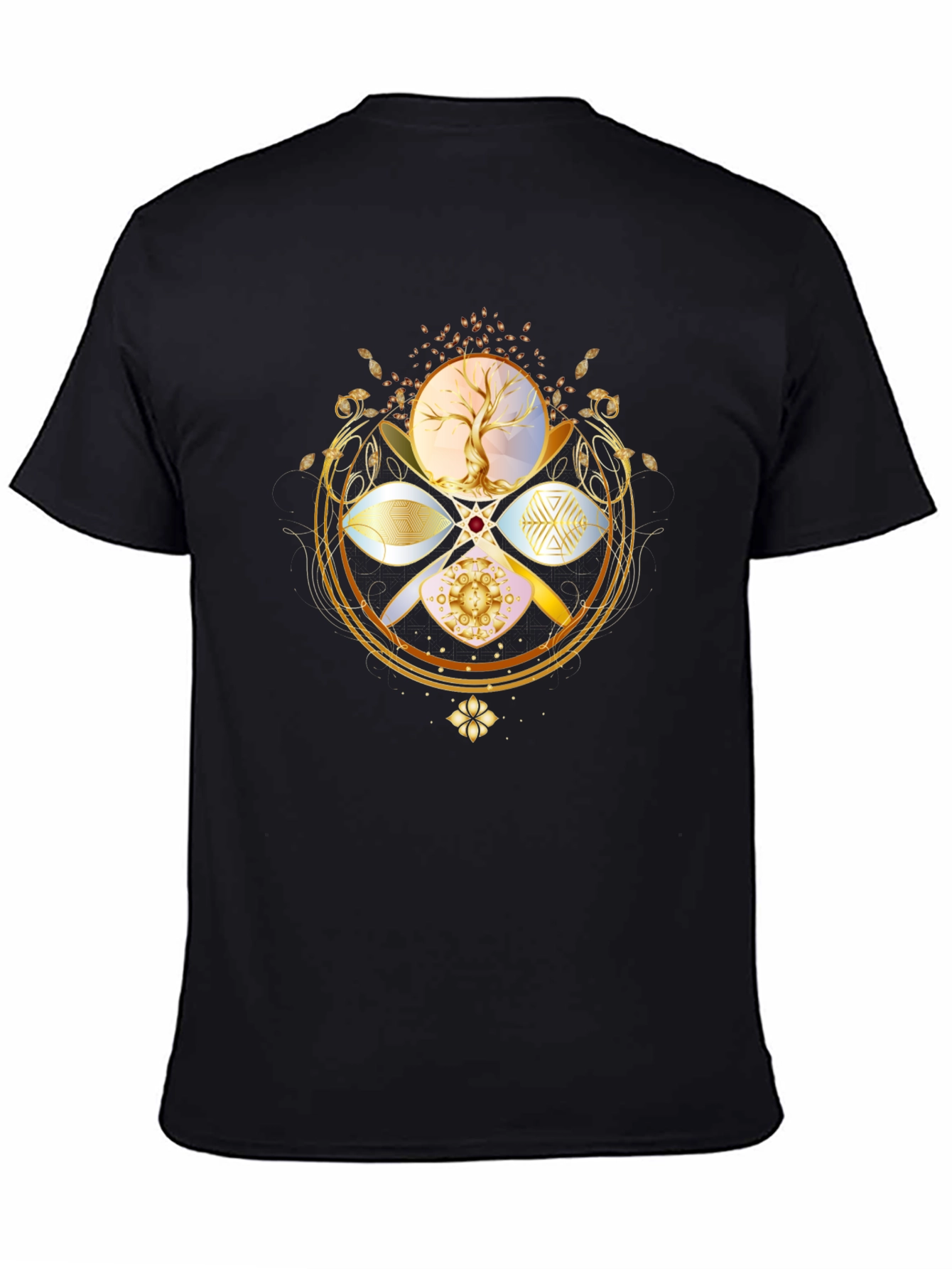 Esoteric Tree of Life Graphic Tee - Black