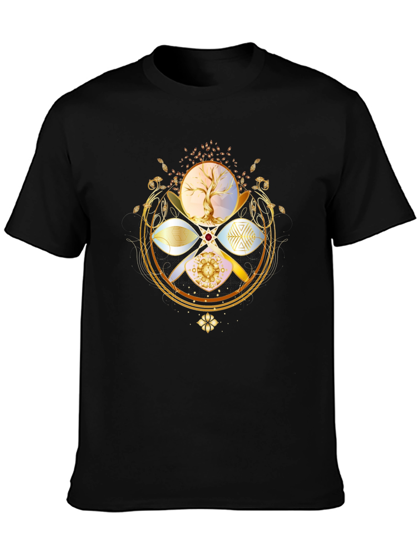 Esoteric Tree of Life Graphic Tee - Black