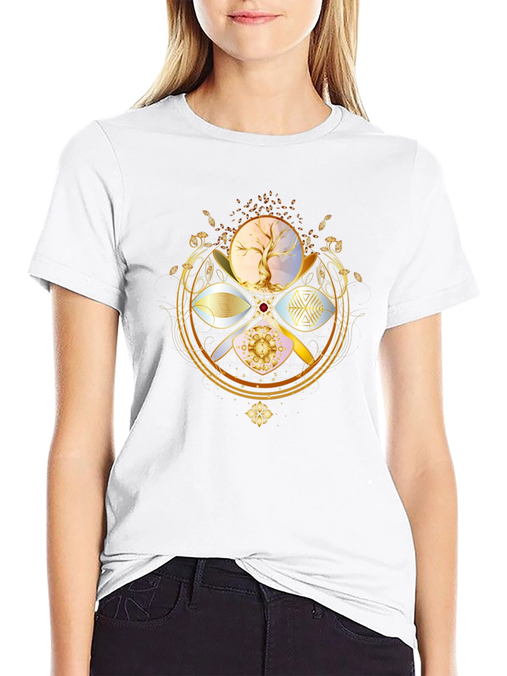 Esoteric Tree of Life Graphic Tee - Black