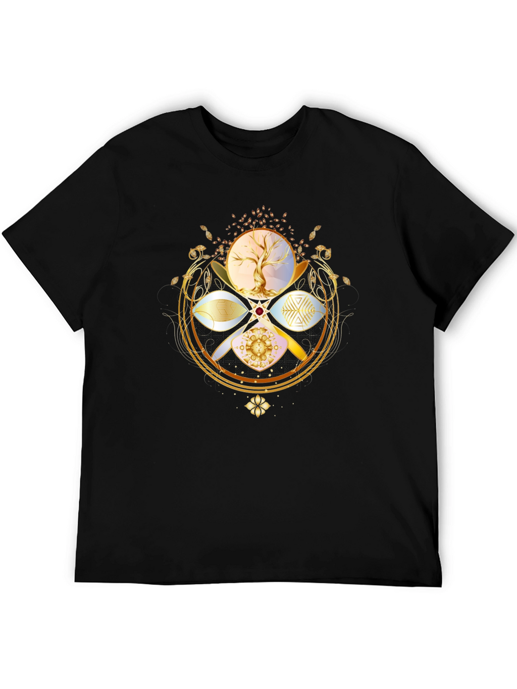 Esoteric Tree of Life Graphic Tee - Black