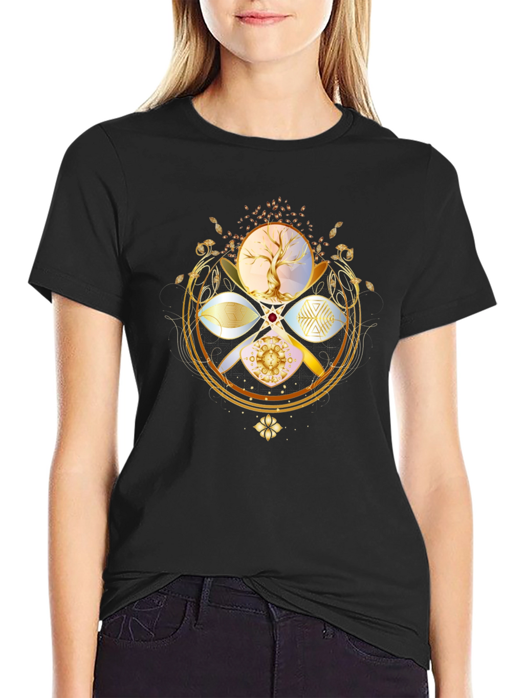 Esoteric Tree of Life Graphic Tee - Black