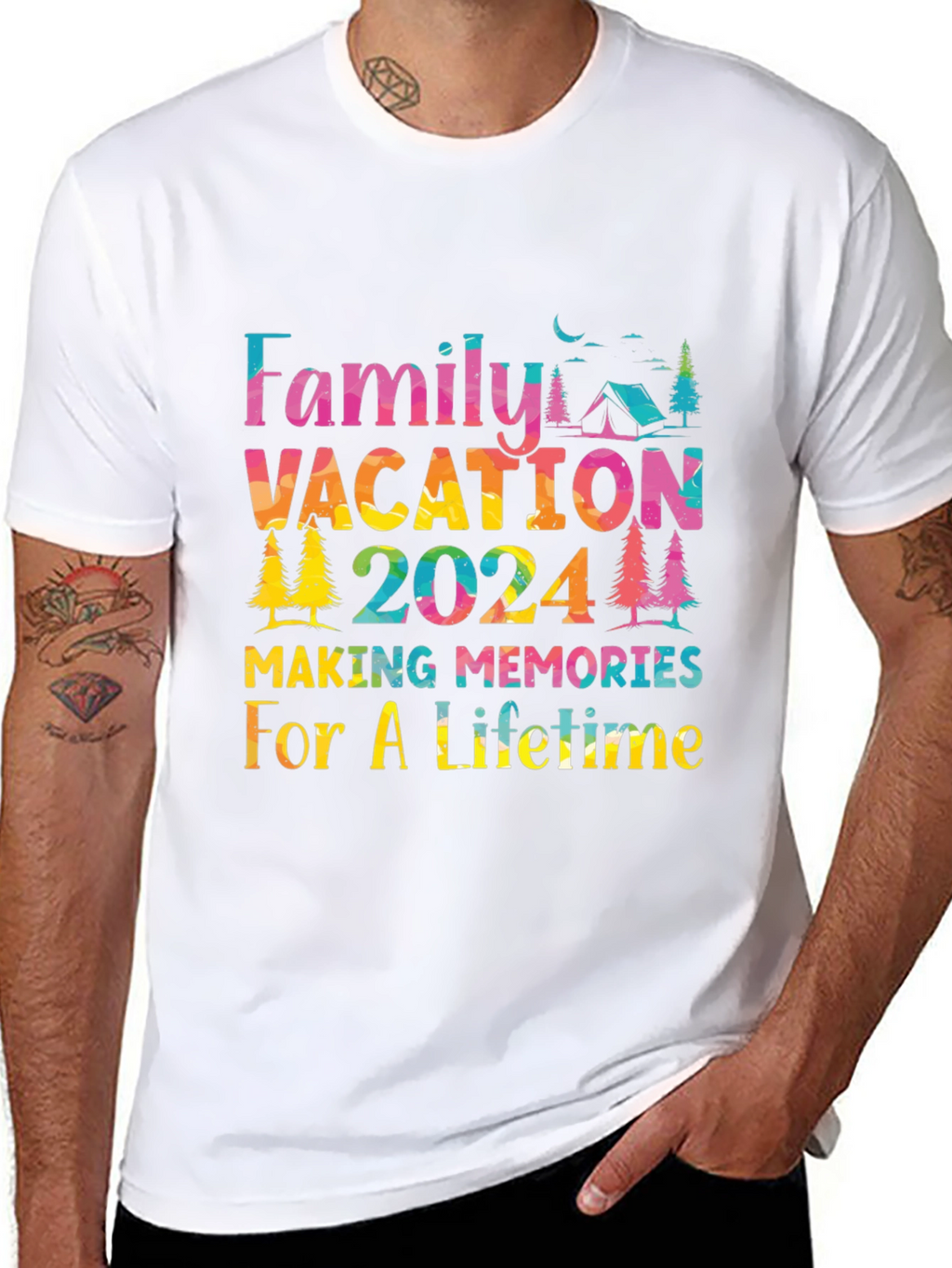 Family Vacation 2024 Keepsake T-Shirt