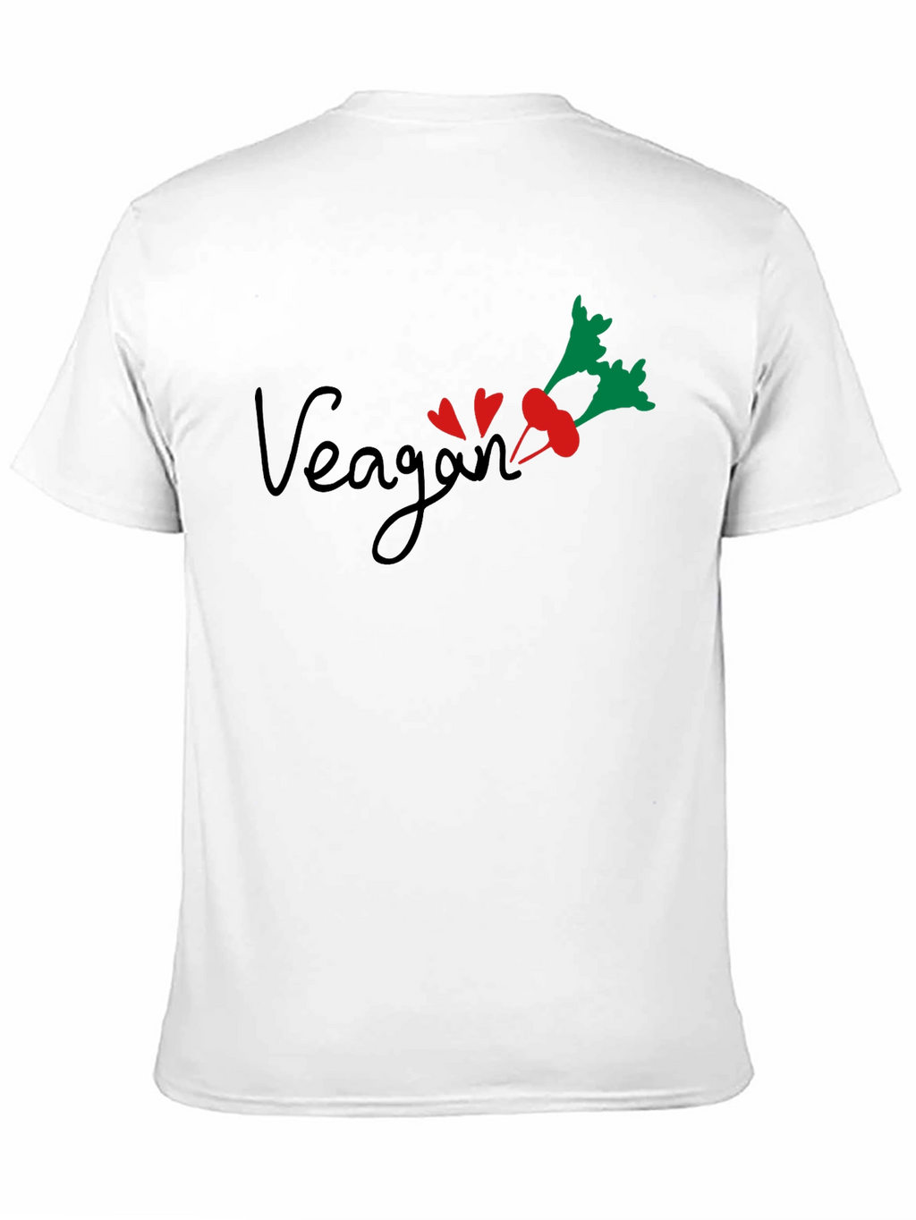 Vegan Beet Heart Graphic Tee