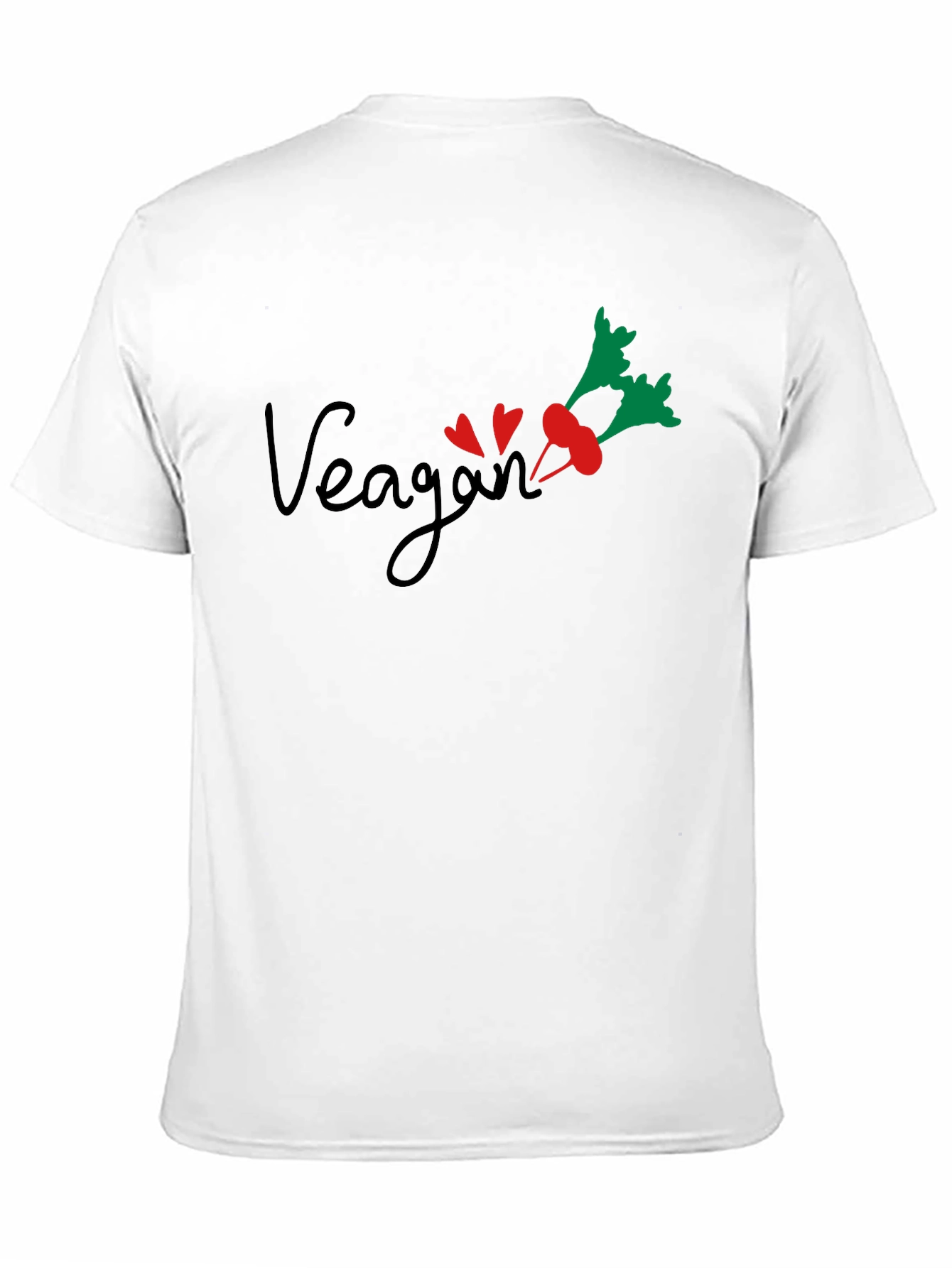 Vegan Beet Heart Graphic Tee