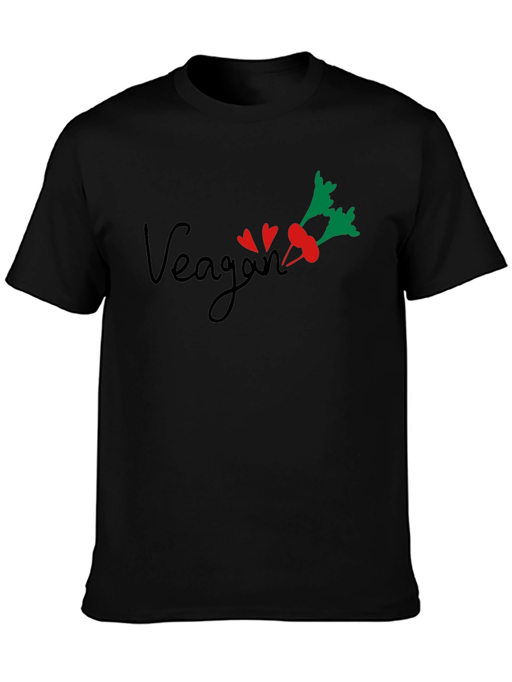 Vegan Beet Heart Graphic Tee