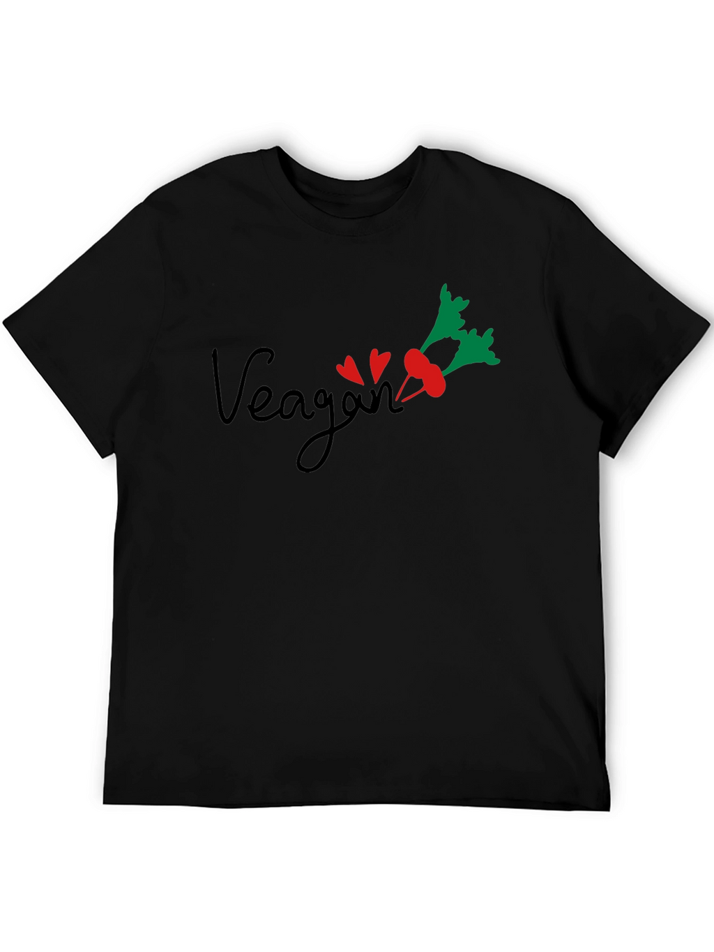 Vegan Beet Heart Graphic Tee