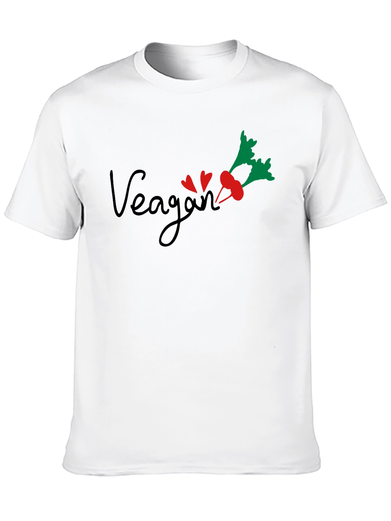 Vegan Beet Heart Graphic Tee