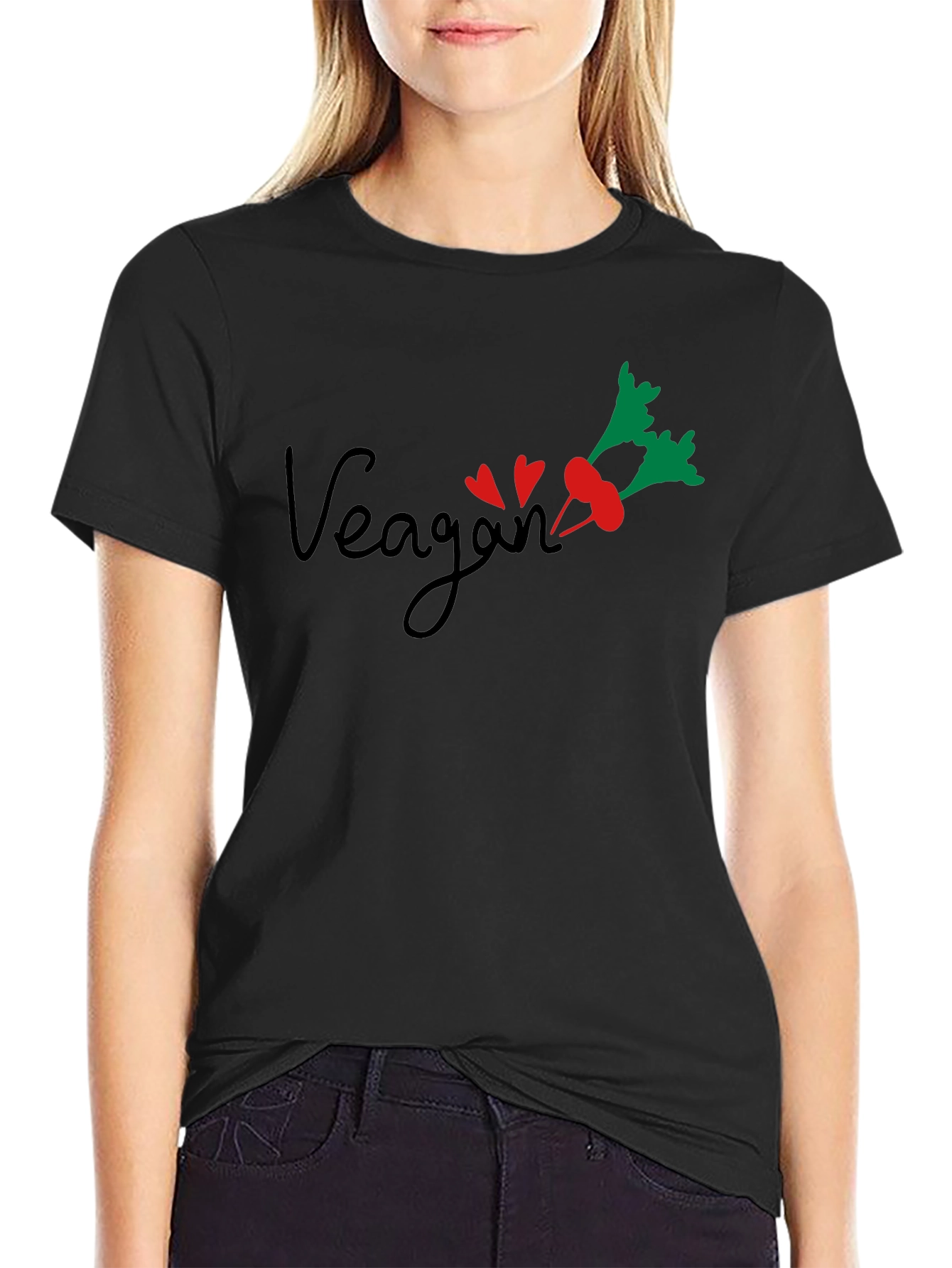 Vegan Beet Heart Graphic Tee