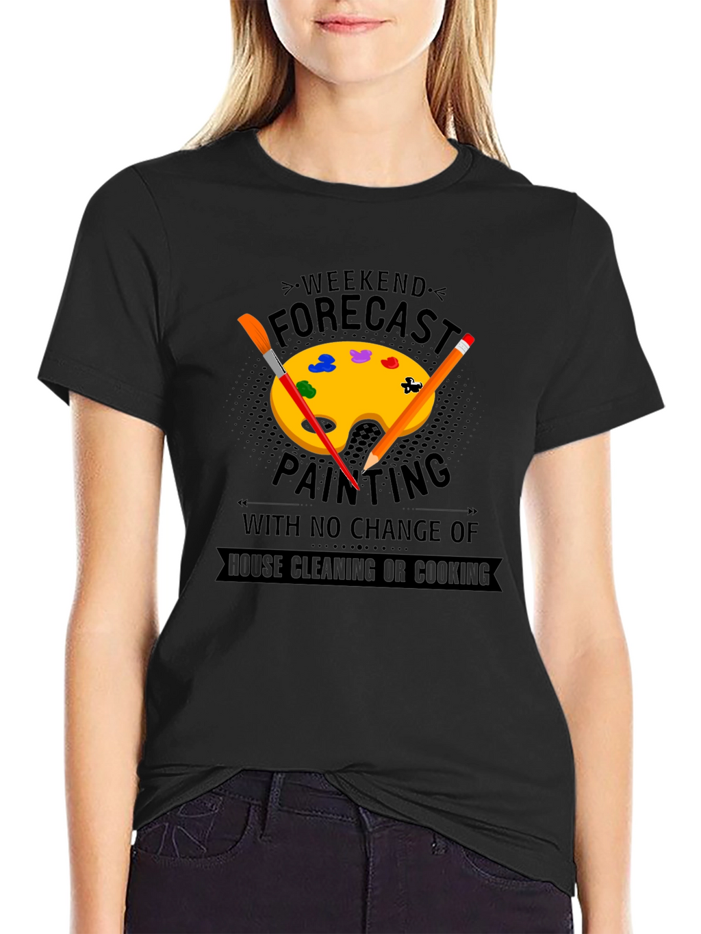 Weekend Painting Forecast T-Shirt