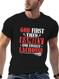 God First Lacrosse Black T-Shirt