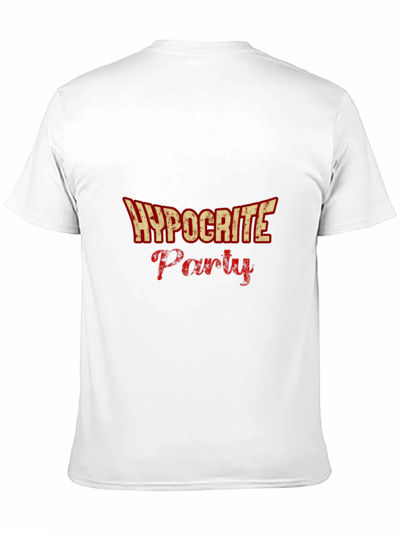 Hypocrite Party Graphic T-Shirt - Black