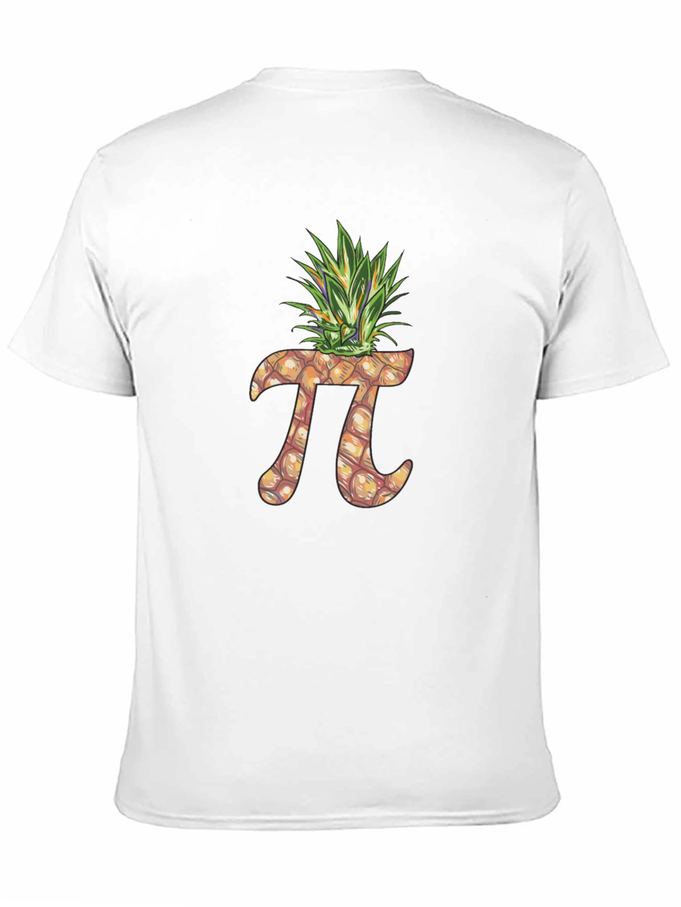 Pineapple Pi Graphic Tee - Funny Math Pun Shirt