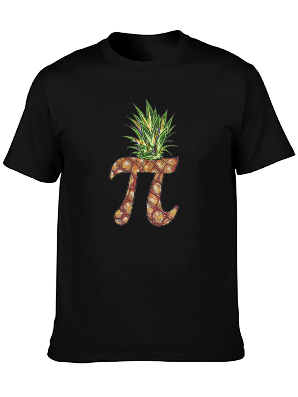 Pineapple Pi Graphic Tee - Funny Math Pun Shirt