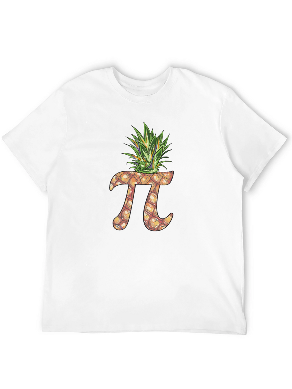 Pineapple Pi Graphic Tee - Funny Math Pun Shirt