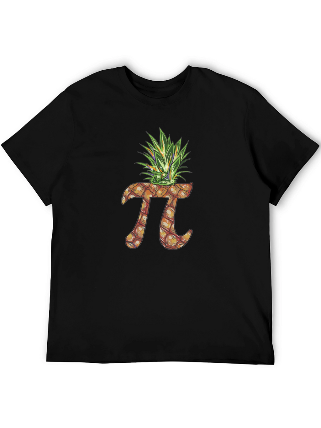 Pineapple Pi Graphic Tee - Funny Math Pun Shirt