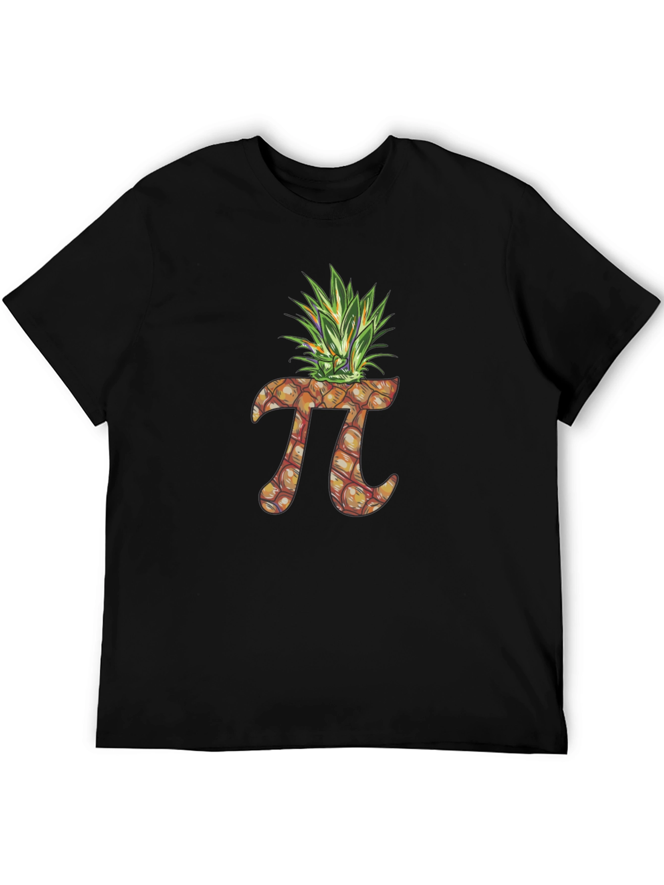 Pineapple Pi Graphic Tee - Funny Math Pun Shirt
