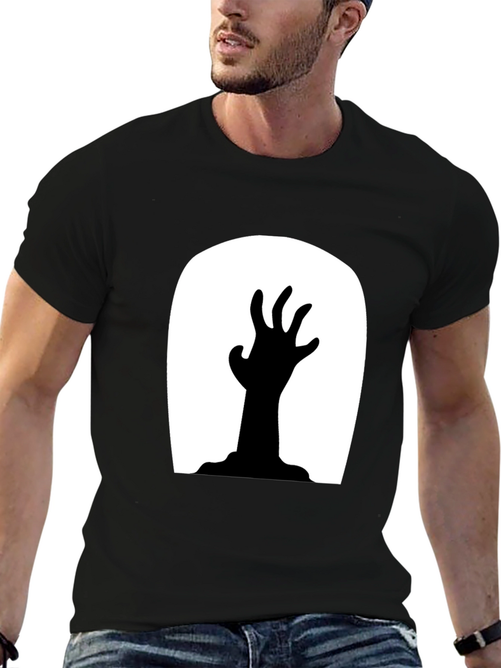 Zombie Hand T-Shirt - Halloween Graphic Tee