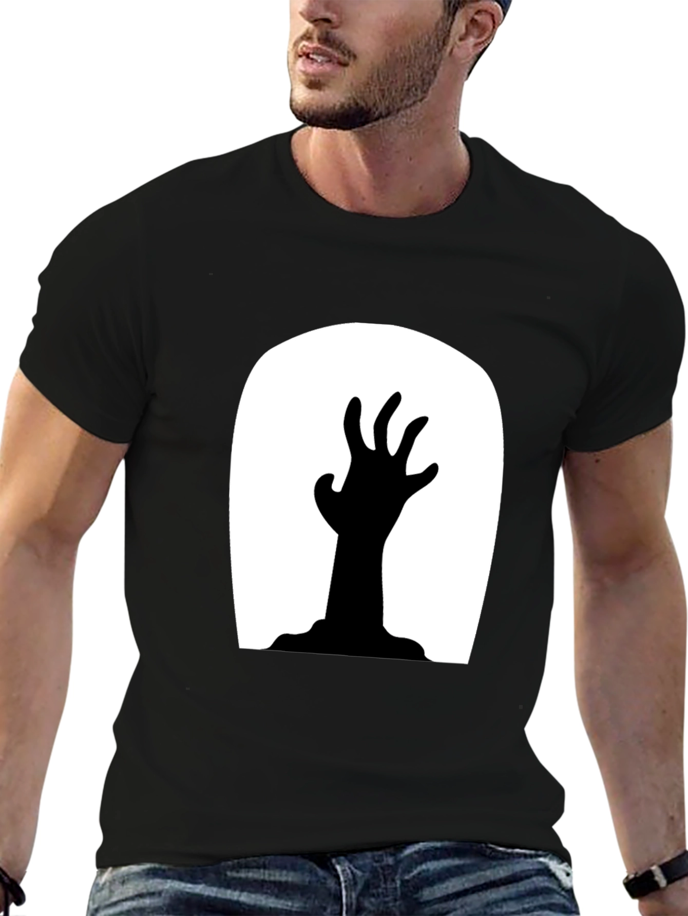 Zombie Hand T-Shirt - Halloween Graphic Tee