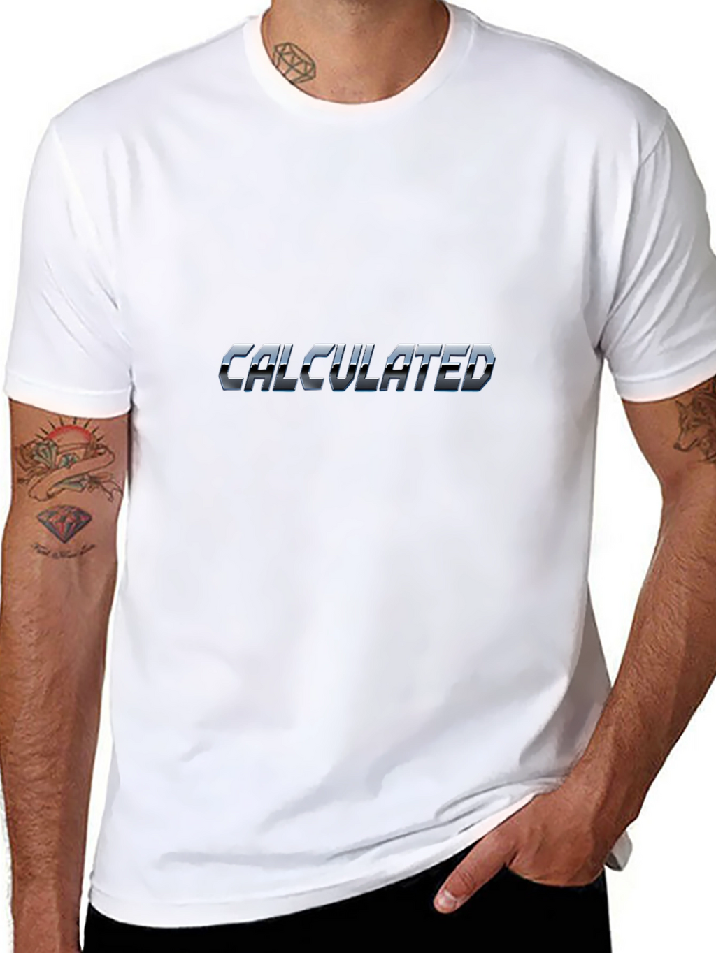 Calculated Black T-Shirt - Gamer Style
