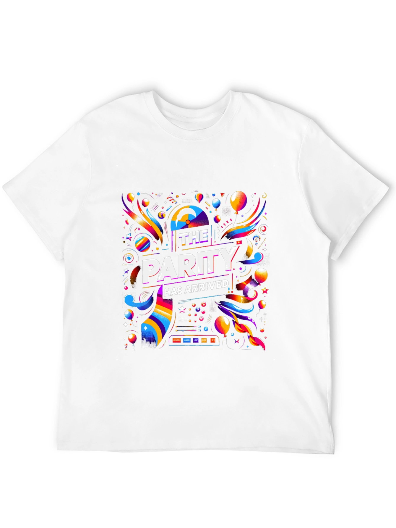 Parity Arrived T-Shirt - Vibrant Celebration Design